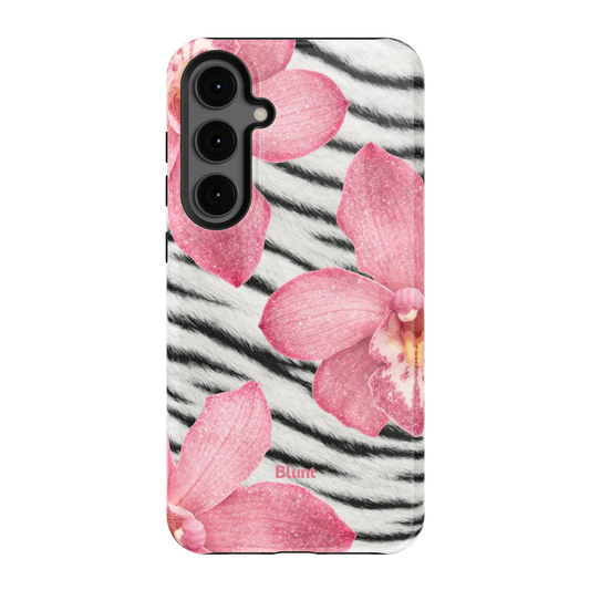 Striped Blossom Samsung Case