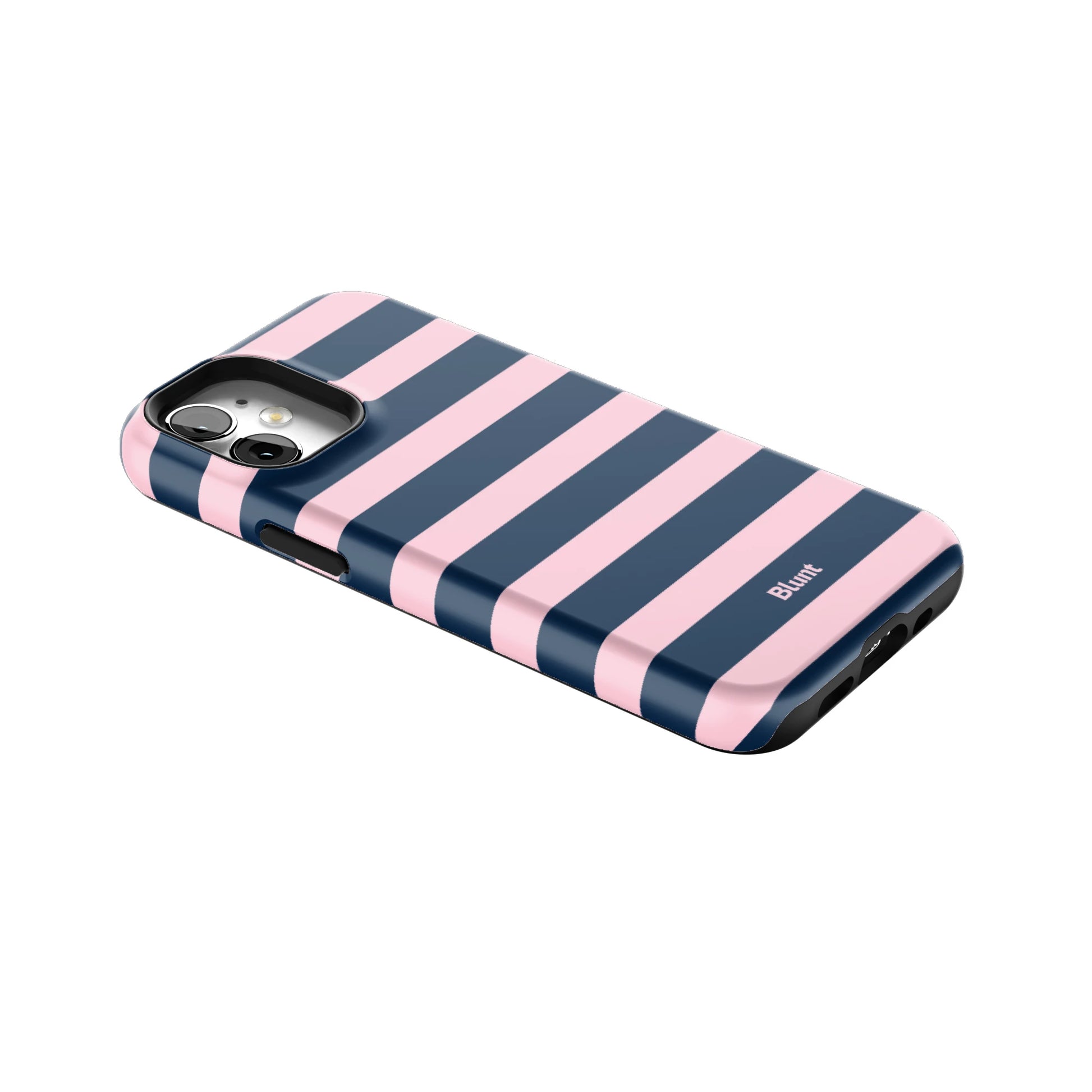 Blueberry-Blush-Stripe-iphone-case-iPhone 12 Mini-2