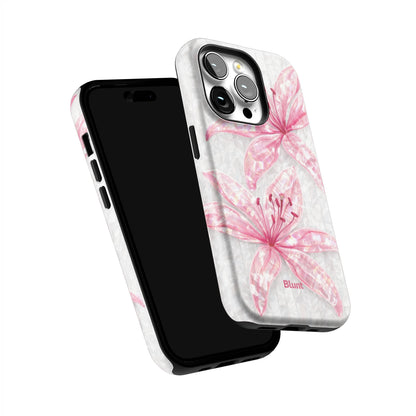 Pink-Floral-Luster-iphone-case-iPhone 14 Pro-5