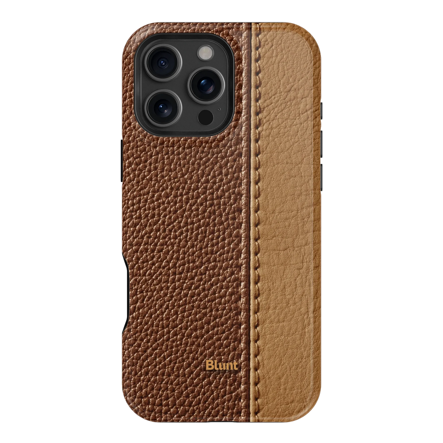 Two-Tone Walnut iPhone Case