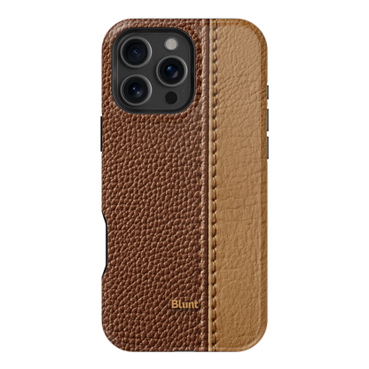 Two-Tone Walnut iPhone Case