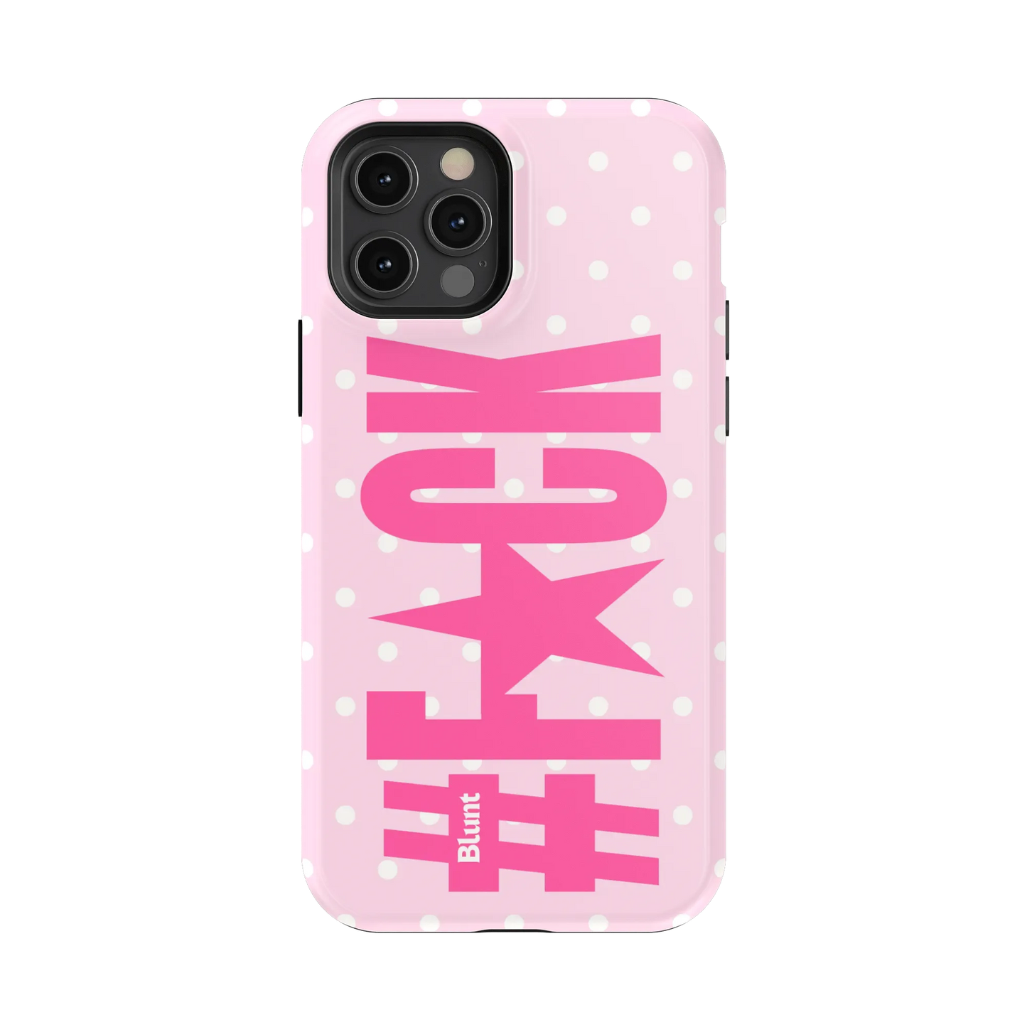 Pink Polka Riot iPhone Case