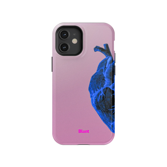 Anatomy Heart Blue iPhone Case