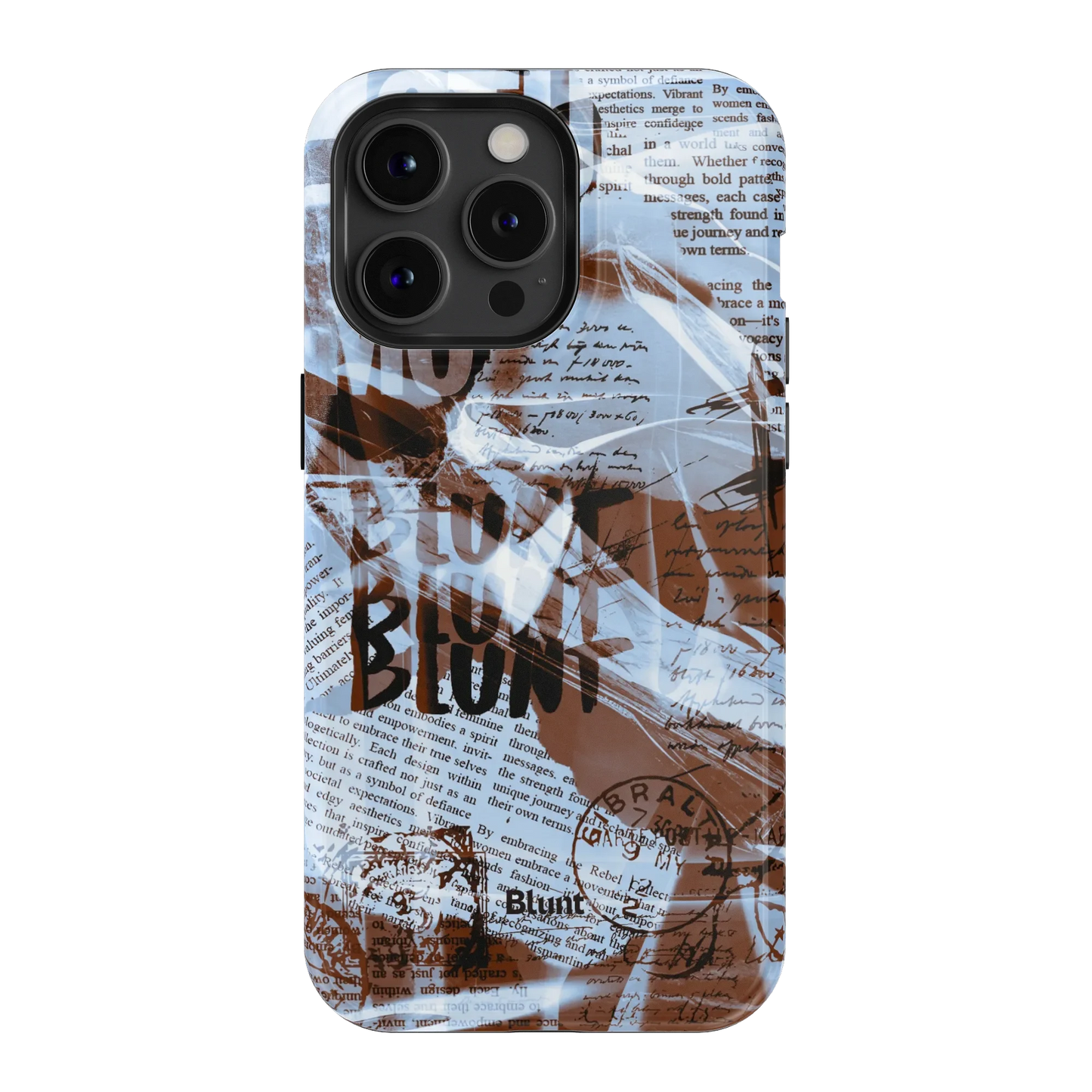 Blue Love Letter iPhone Case