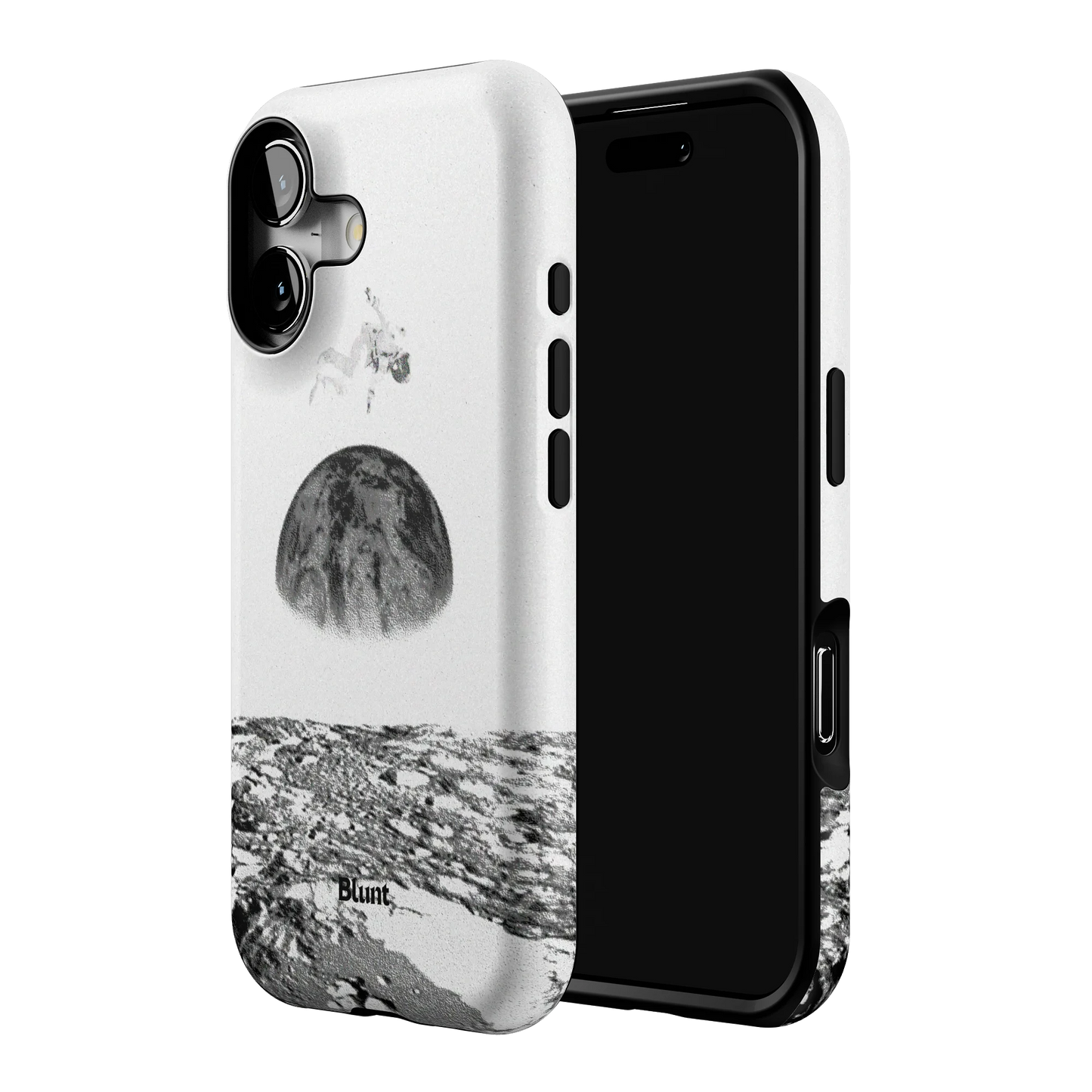 Static Moon iPhone Case