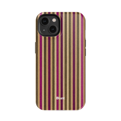 Pecan Stripe iPhone Case