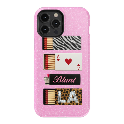 Baby Pink Match iPhone Case