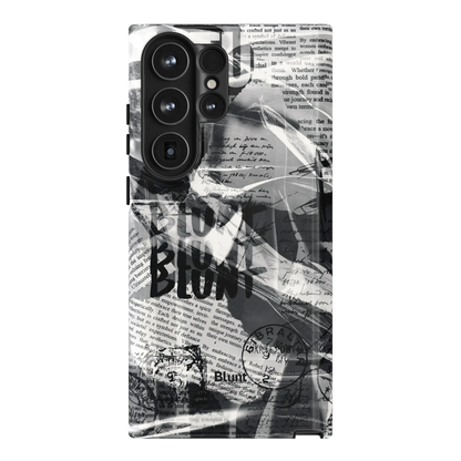 Black Love Letter Samsung Case