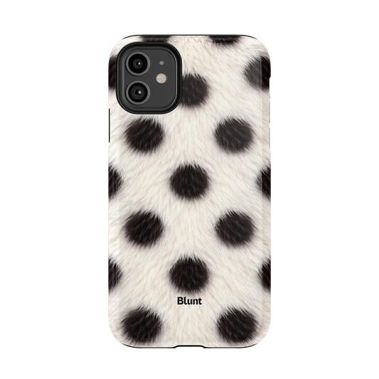 Polka Fuzz iPhone Case