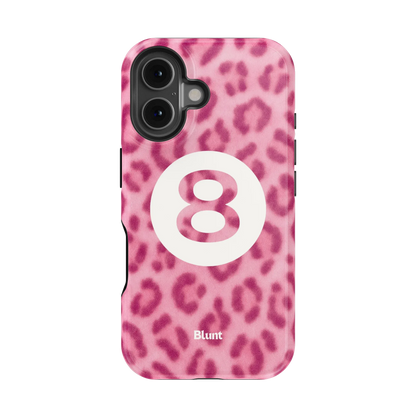 Pink Cheetah Magic 8 iPhone Case