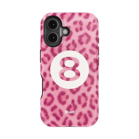 Pink Cheetah Magic 8 iPhone Case