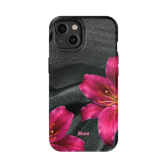 Midnight Petals iPhone Case