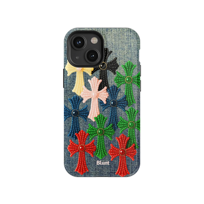 Cross Stitch iPhone Case