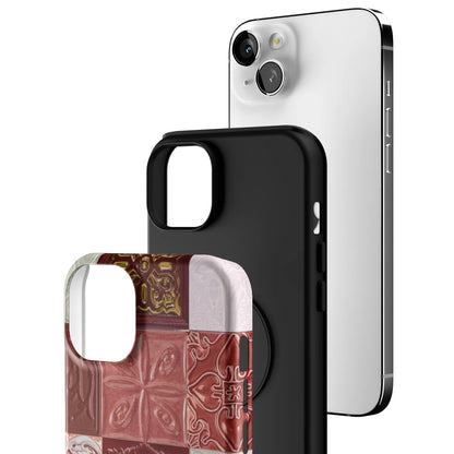 Checkered-Rouge-iphone-case-iPhone 14 Plus-3