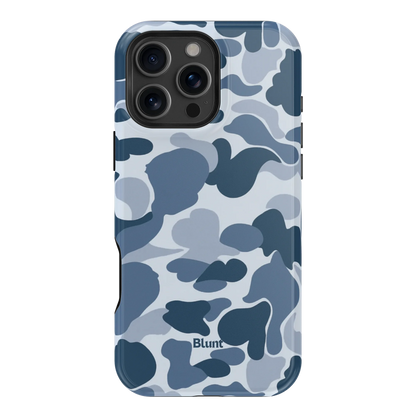 Bluish Camo iPhone Case