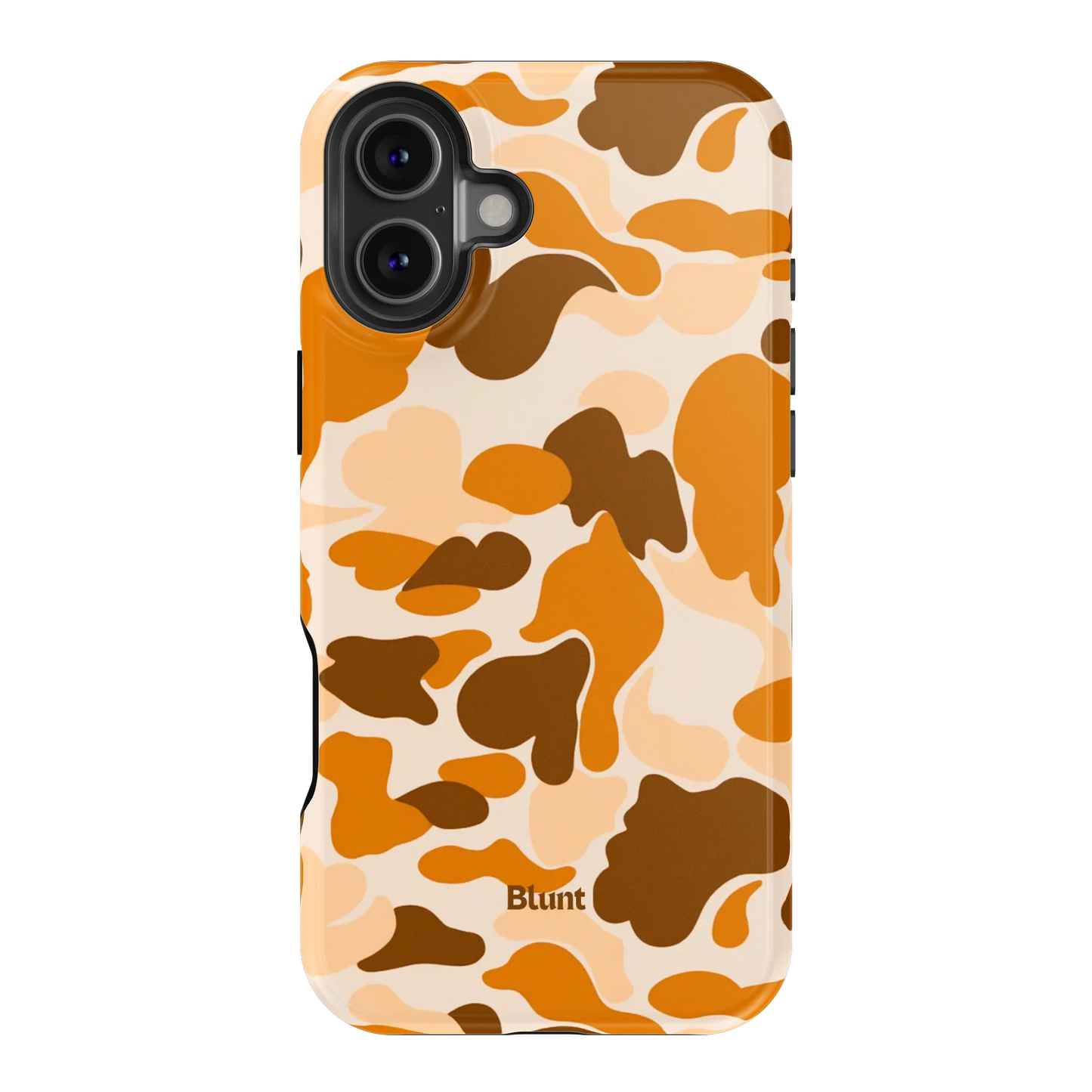 Orange Camo iPhone Case