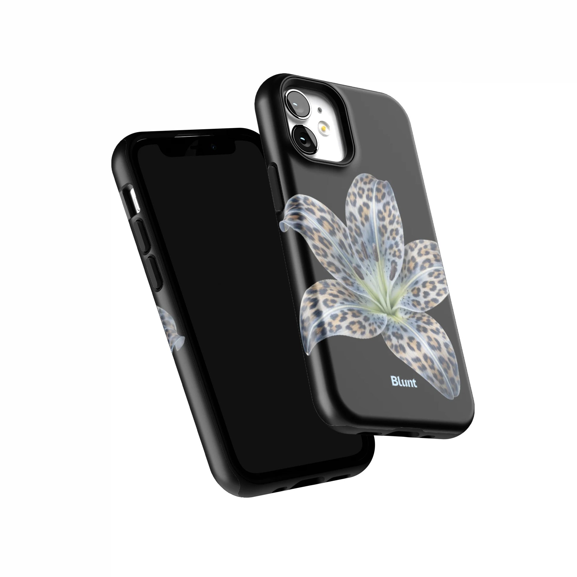 Blue-Leopard-Bloom-iphone-case-iPhone 12 Mini-5