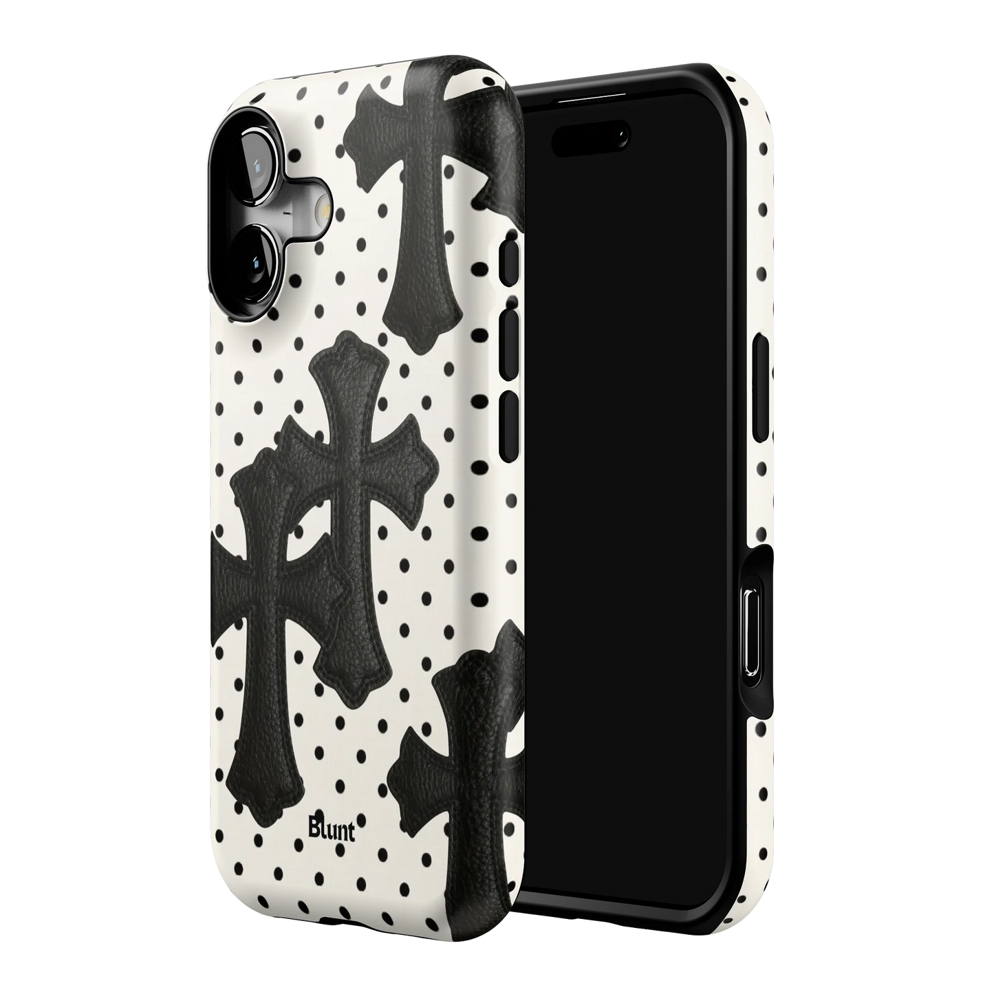Noir Crosses iPhone Case