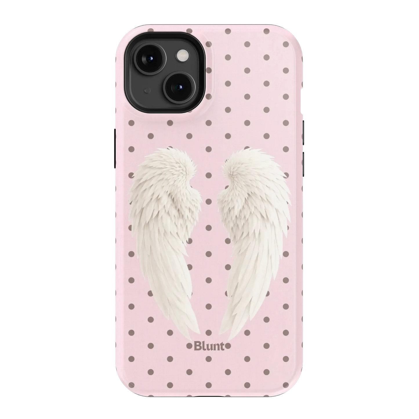Pink Polka Wing iPhone Case