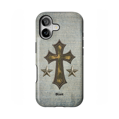 Denim Faith iPhone Case