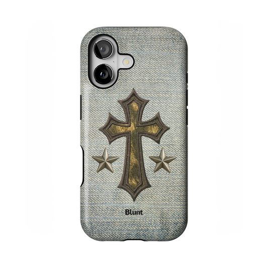 Denim Faith iPhone Case