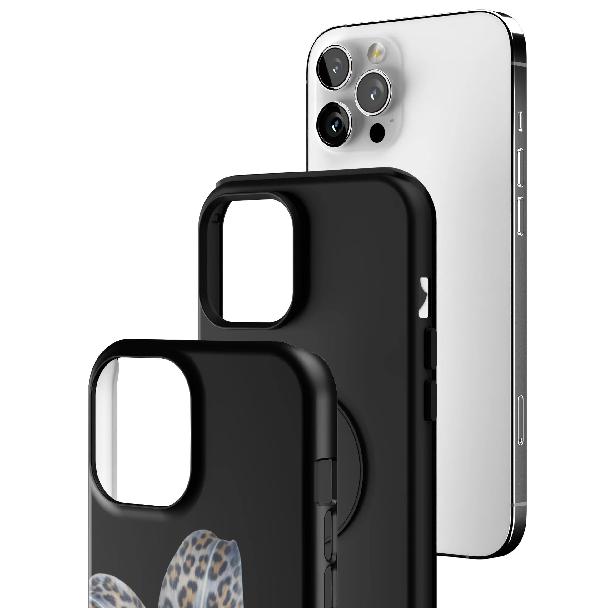 Blue-Leopard-Bloom-iphone-case-iPhone 12 Pro Max-3