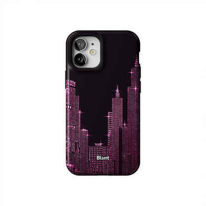 Pink-NYC--SKYELINE-iphone-case-iPhone 12 Mini-1