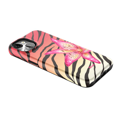 Striped-Lilly-iphone-case-iPhone 14-2