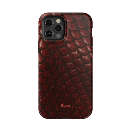 Crimson Depth iPhone Case