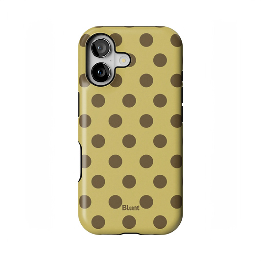 Sage Toffee Dot iPhone Case