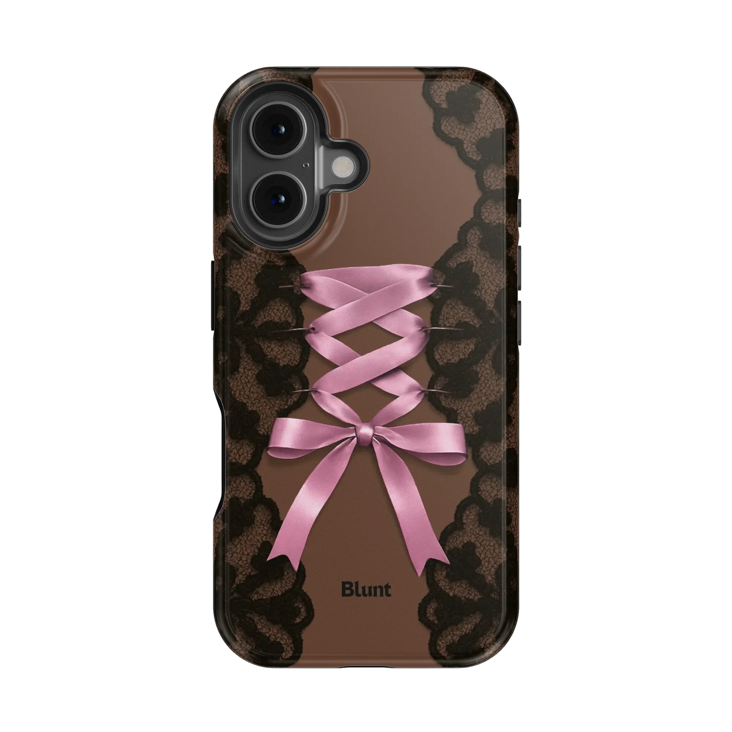 Brown Corset iPhone Case