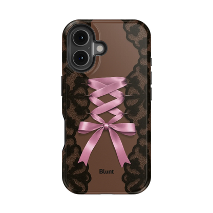 Brown Corset iPhone Case