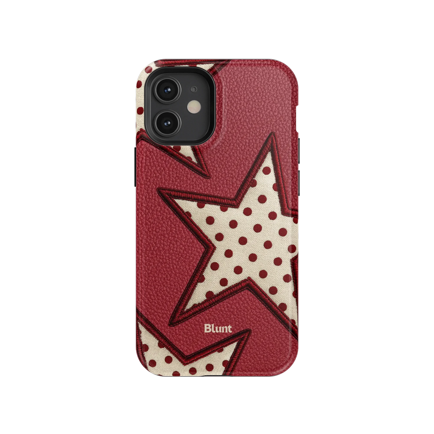 Cherry Polka Star iPhone Case