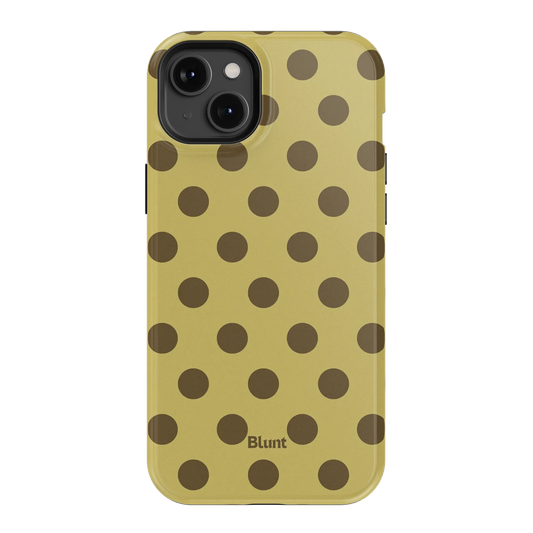 Sage Toffee Dot iPhone Case