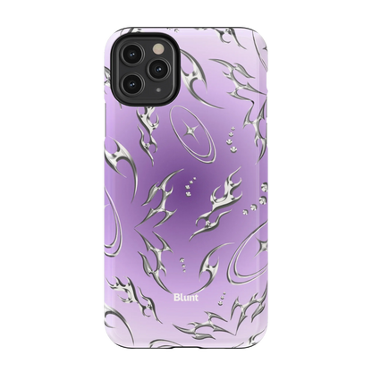 Purple Cyber iPhone Case