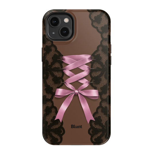 Brown Corset iPhone Case