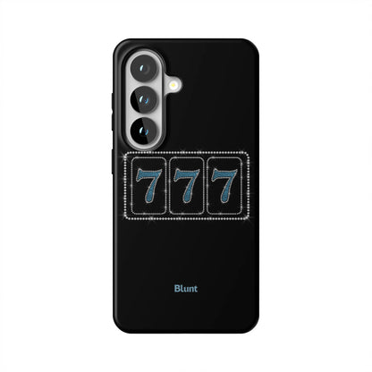Blue Lucky 777 Samsung Case
