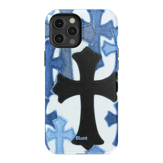 Denim Cross iPhone Case