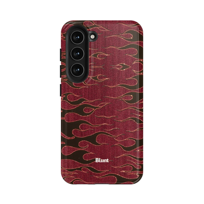 Crimson Fire Samsung Case