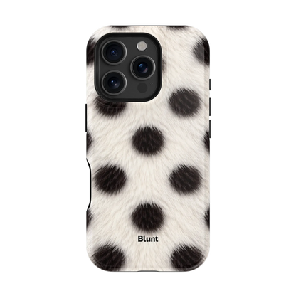 Polka Fuzz iPhone Case