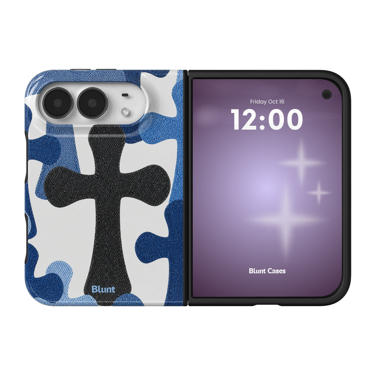 holy-denim-iphone-case iPhone 18 Duo case, view 1