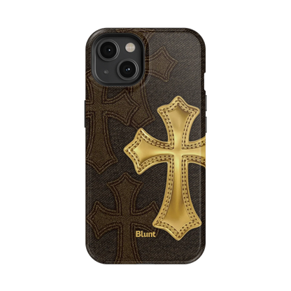 Gold Cross iPhone Case