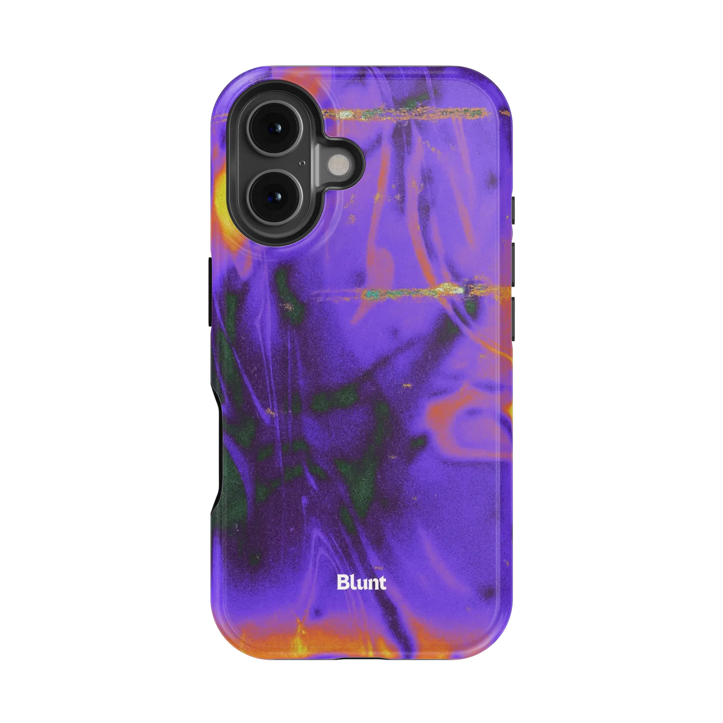 Violet Static iPhone Case