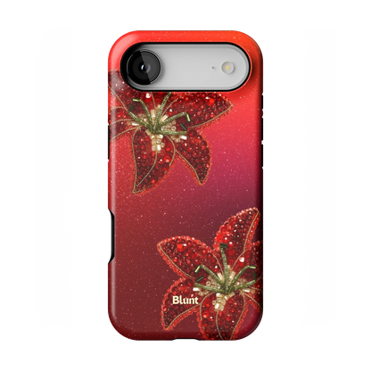 Scarlet Petals iPhone Case