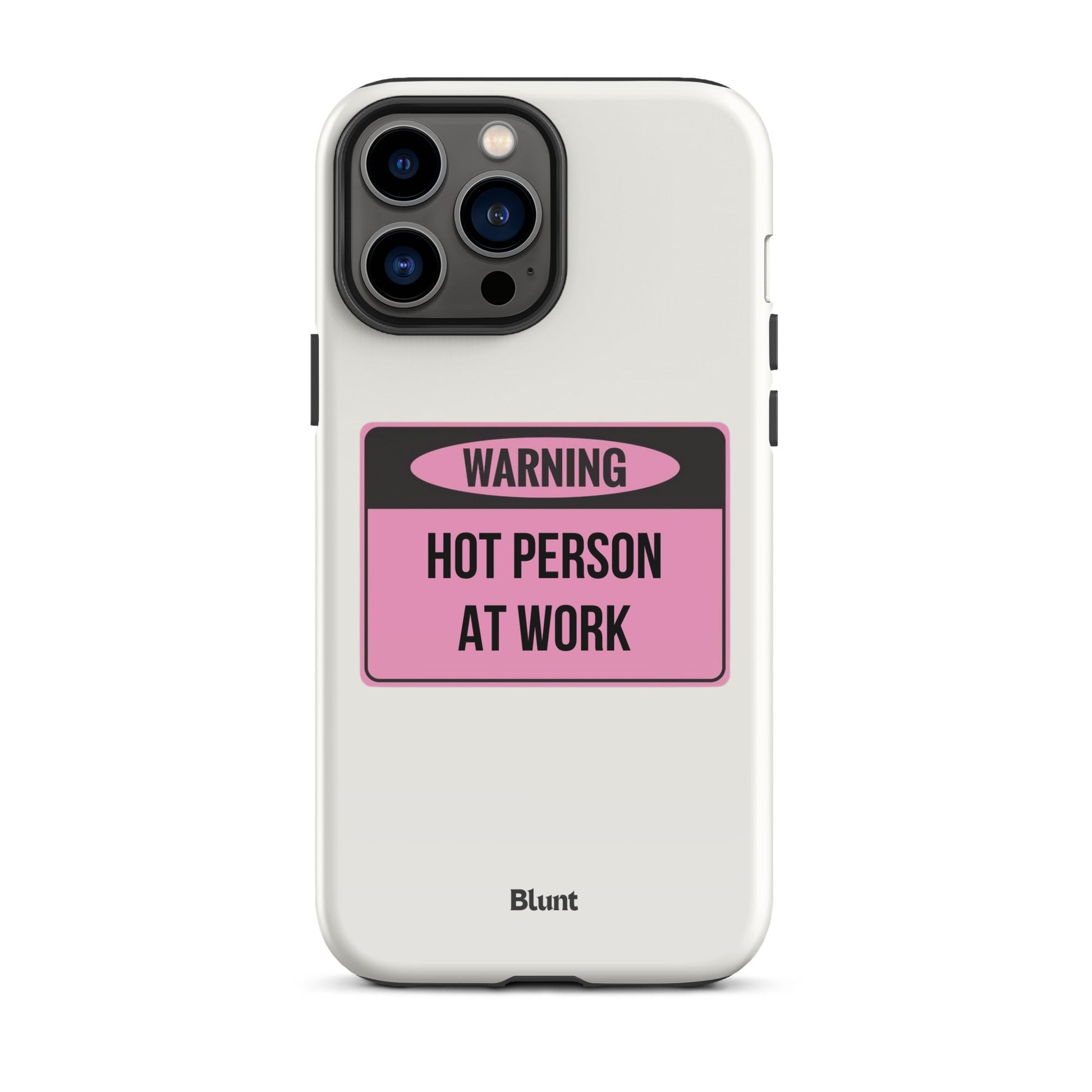 Hot Person At Work iPhone Case - blunt cases