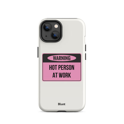 Hot Person At Work iPhone Case - blunt cases