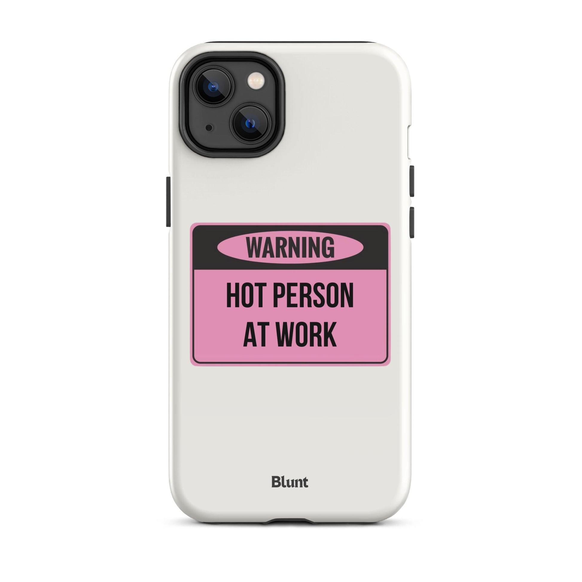 Hot Person At Work iPhone Case - blunt cases