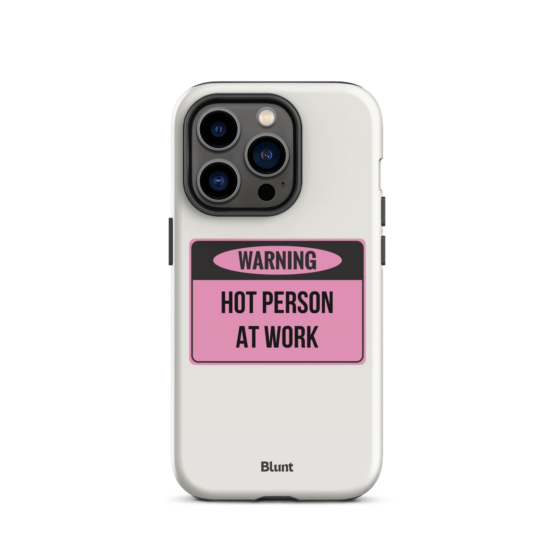 Hot Person At Work iPhone Case - blunt cases