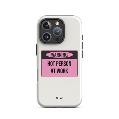 Hot Person At Work iPhone Case - blunt cases