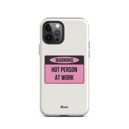 Hot Person At Work iPhone Case - blunt cases